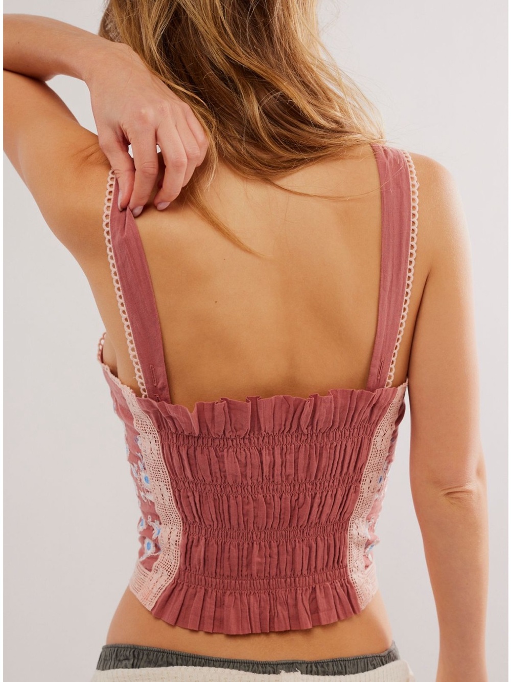 Chasin’ Spring Embroidered Cami - Picture 2 of 5